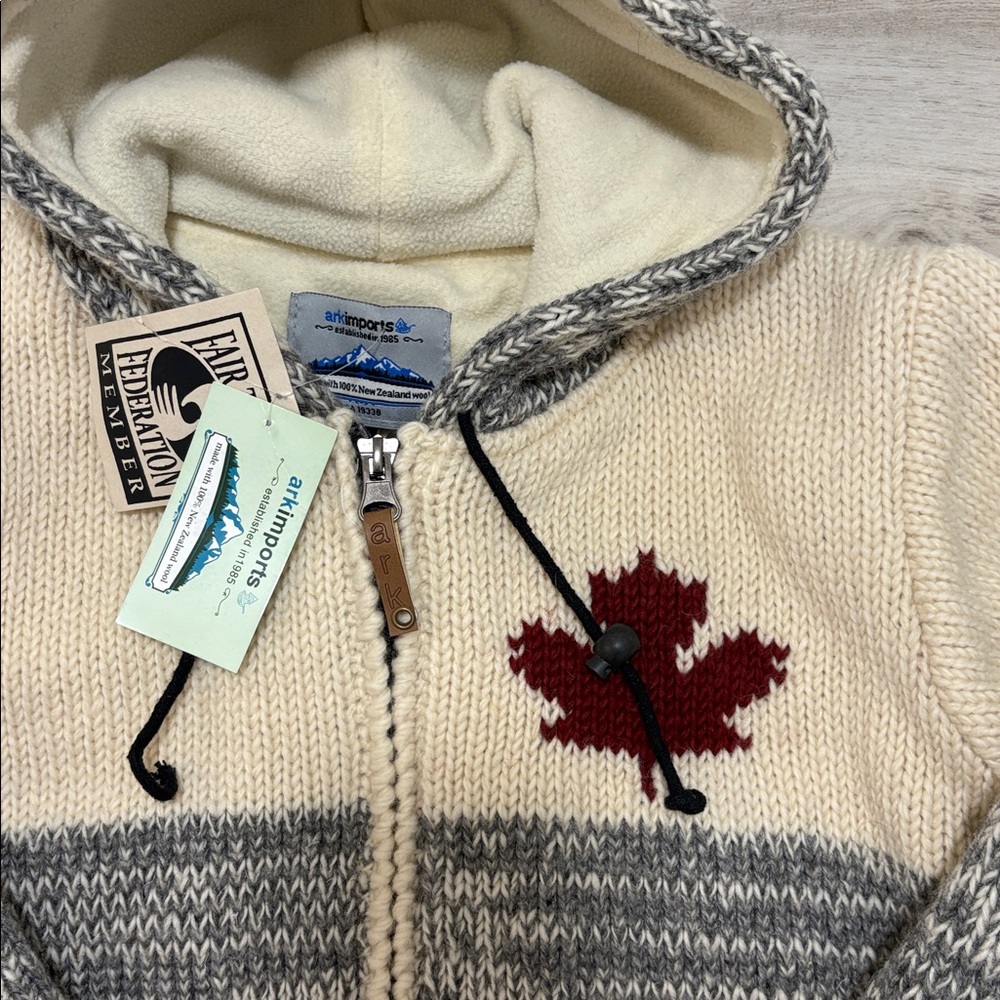 ARK IMPORTS Wool Sweater Zip - Picture 2 of 12